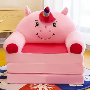 Verkoop Moderne Opvouwbare Kids Sofa Rugleuning Cartoon Woonkamer Hello Kitty Bank Voor Kinderen Slaapkamer Speelmatten Bank Kids
