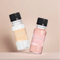 Bouteilles de jus en plastique PET de 60 ml avec couvercle inviolable, mini format, qualité alimentaire, petites bouteilles de jus, distributeur de goût de jus