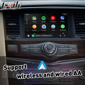 Lsailt <span class=keywords><strong>CP</strong></span> + AA อินเทอร์เฟซสำหรับเล่นวิดีโอบนแอนดรอยด์อัตโนมัติสำหรับ QX56 Infiniti 2010-2013 - Product Image 4