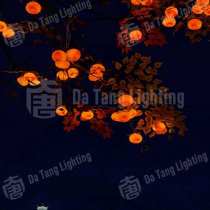 Luces Decorativas LED de Navidad con Diseño de Caqui, Únicas, IP65, para Eventos al Aire Libre y Decoración de Jardines - Product Image 5