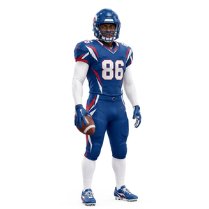 Custom Sublimation American <b>Football</b> Uniform Set Men Youth Blank High School Team Training <b>Football</b> Jersey and Pants with Pads - Product Image 4