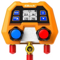 Manomètre numérique Elitech pour systèmes de climatisation et de réfrigération HVAC, réfrigérants R410A/R454B/R32/R134, pression et température