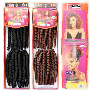 Extensiones de Cabello Rizado Havana de 8 Pulgadas, Extensiones de Cabello Rizado Saniay, Extensiones de Cabello Rizado Havana para Niños - Product Image 4