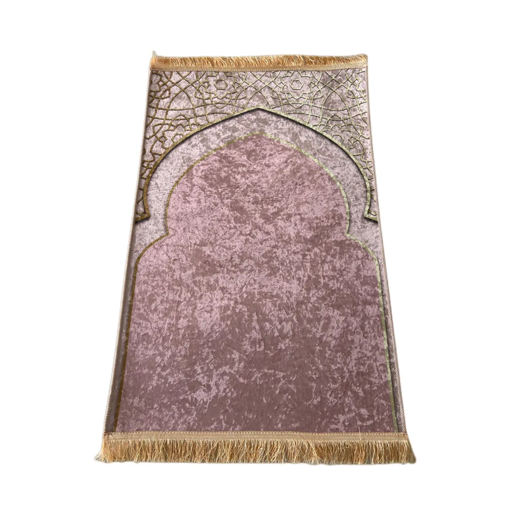 Matras doa Emboss dewasa kelompok karpet masjid ketebalan Muslim karpet alas doa Raschel