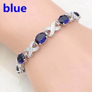 กำไลข้อมือรูปกากบาทประดับอัญมณี ดีไซน์เรียบง่าย แฟชั่นใหม่จาก AliExpress ขายส่งจากโรงงานโดยตรง - Product Image 3