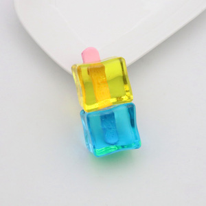 Ensemble de pinces et élastiques à cheveux Ice Cube, thème Anime Musical Comédie, en acrylique transparent et coloré, accessoires pour cheveux et attaches pour queue de cheval pour femmes - Product Image 3
