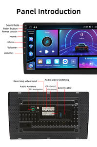 Autoradio multimédia BQCC 10 pouces IPS <span class=keywords><strong>Android</strong></span> Auto pour tableau de bord de voiture, compatible avec Peugeot 107, Citroën <span class=keywords><strong>C1</strong></span>, Toyota Aygo 2005-2014 - Product Image 5