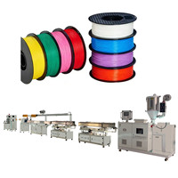 Ligne de production d'extrusion automatique à haute vitesse à vis unique pour filaments PLA/TPU/PETG/PP/Nylon, machine à monofilament et film.