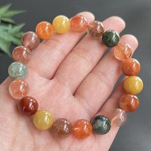Braccialetti Stretch di forma quadrata di gioielli fatti a mano in pietra naturale con perline in pietra naturale per donna uomo - Product Image 2