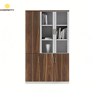 Meuble de bureau moderne en bois : bibliothèque, classeur, meuble de rangement avec compartiments verrouillables pour le bureau - Product Image 3