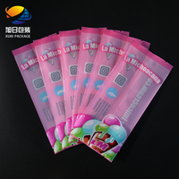 Sacs en plastique PET/PE transparents jetables personnalisés, impression par gravure, scellage dorsal haute performance pour glaces, bâtonnets glacés, lait et gelée