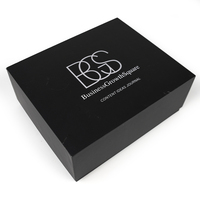 Boîte cadeau rigide avec logo personnalisé, couvercle et base rose clair, boîte en carton rigide, emballage de luxe pour vêtements et cosmétiques, boîte en papier