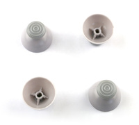 Joystick analogique pour manette de jeu, 1 paire, jaune et gris, capuchon de pouce pour contrôleur NGC, accessoire pour Gamecube