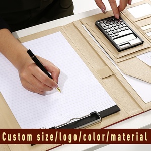 Gift Item Lederen Indienen <span class=keywords><strong>Multi</strong></span> Pocket Holder Pens Map <span class=keywords><strong>Organizer</strong></span> Voor Documenten A4 Bestand Houder - Product Image 4