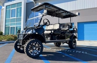 Voiture de golf électrique 48V haute vitesse, UTV rose 6 places tout-terrain pour le tourisme, modèle Dune Buggy du fabricant