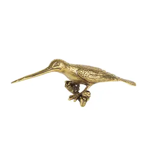Brass solid kingfisher ornaments small bronze bronze tea set ornaments bronze incense burner frame
