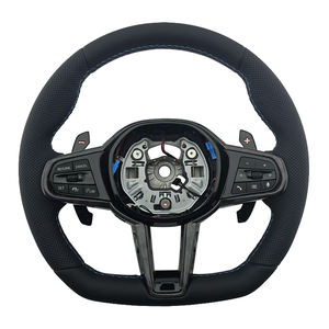 Volante Deportivo de Cuero con Costuras Rojas y Azules para Modelos de Auto BMW X3 X5 CS M3 M4 M5, Venta al Por Mayor - Product Image 1