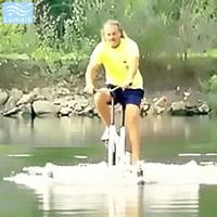 Vélo aquatique gonflable rond pour une personne, avec cadre en aluminium, stable sur les vagues, pour les sports nautiques en plein air, de la fabrique chinoise Lumark