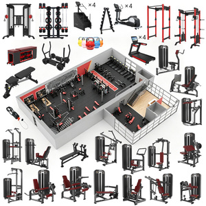 APEXHQ Set di Attrezzature per Allenamento della Forza, Macchine Commerciali per Centri Fitness, Hotel, Palestre e Club Benessere - Product Image 1
