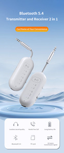 Émetteur <span class=keywords><strong>FM</strong></span> stéréo DSP BT5.4 portable avec haut-parleur et microphone intégrés, prise audio 3,5 mm, portée de transmission de 10 m - Product Image 2