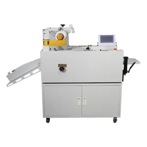 450T heavy duty Automatic Hydraulic Auto-feed Auto-trim Auto-stack Document foil laminating machine with touch screen