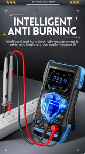 2c23t 3 in1 chức năng máy phát tín hiệu 9999 đếm AC DC điện áp 50 ms/s 10MHz kênh kép vạn năng kỹ thuật số Oscilloscope - Product Image 3