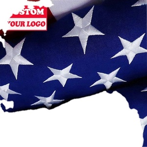 ธงปักลายสองด้านแบบกำหนดเอง ทนทาน คุณภาพสูง สำหรับตกแต่งภายนอกอาคาร ขายส่ง ขนาด 3x5 ฟุต ธงสั่งทำพิเศษสำหรับยานยนต์ - Product Image 1