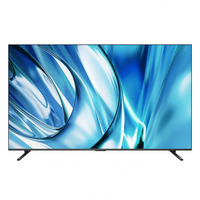 HAOCROWN TV LED LCD 55 Inci 4K Ultra HD 120Hz Laju Penyegaran Tinggi Layar Datar untuk Home Theater dan Kamar Hotel