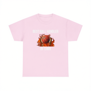 Camiseta de baloncesto Best Ball Handler In Town, color rosa, unisex, talla para adultos - Product Image 1