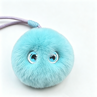 Jolie poupée intelligente en peluche en forme d'œil de dessin animé avec IA, porte-clés, cadeau pour enfants, petite poupée