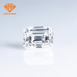 wholesale emerald cut gemstone Round shape 8mm 2 Carat D Color VVS Moissanite diamond