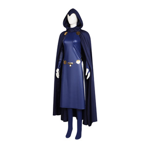 Disfraz de cosplay de Raven de DC Teen Titans, capa azul con capucha, disfraz de Halloween, juego de rol de anime - Product Image 2