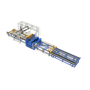 Xinzhou Factory Ibc Grid Ibc Cage Frame Bulk Container Iron Tube Mesh Machine Automatic Production Line.
