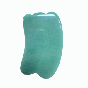 Piedra de Gua Sha de Aventurina Verde para Masaje Facial, Cuello y Corporal, Alivio de Tensión y Modelado Corporal - Product Image 2