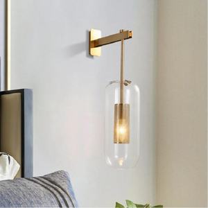 Lámparas de Pared Modernas de Hierro y Vidrio, Lámpara de Noche para Dormitorio, Aplique de Pared para Hotel, LED de Luz Blanca Cálida, Decoración para Sala de Estar, Entrada, Tienda - Product Image 3