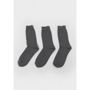 Vestito da uomo con collo a 3 paia di bianco antiscivolo traspirante in poliestere Spandex sportivo stile Business quotidiano polsino alla caviglia invernale - Product Image 1