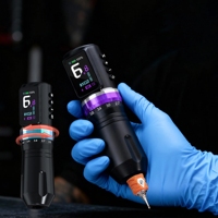 Machine à tatouer électronique sans fil permanente, stylo à cartouche, moteur sans noyau rechargeable, course de 4,0 mm réglable, batterie pour tatouage
