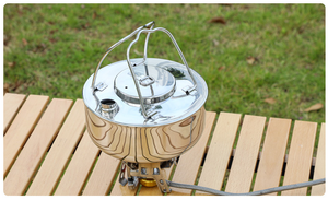Stainless Steel Durable Portable 1.5L Boiling Tea <strong>Kettle</strong> with Anti-heat Handle for Hiking <strong>Camping</strong> Outdoor Use - Product Image 5