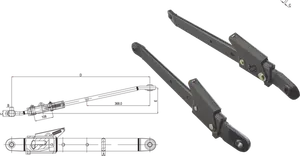 Composant d'extension de biellette inférieure pour tracteur agricole, fabrication en usine, vente en gros, fournisseur spécialisé dans l'exportation en Inde - Product Image 4