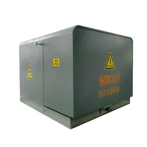 Water proof 125 kva 167 kva 2400/4160v 120/240v 1p Single Phase Pad Mount Transformer