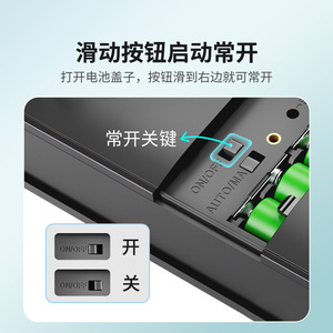 Serrure de porte intelligente en acier inoxydable, déverrouillage par carte, installation sans perçage pour portes intérieures en bois - Product Image 3