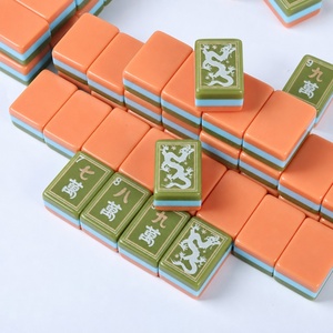 Nuevas fichas de mahjong acrílicas con diseño de pastel de frijol mungo, fichas de mahjong para entretenimiento de adultos, suministradas directamente por el fabricante. - Product Image 2
