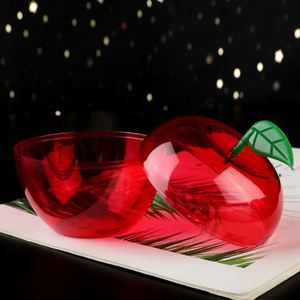Bán buôn giáng sinh <span class=keywords><strong>Apple</strong></span> hộp fillable kẹo Jar Màu Đỏ <span class=keywords><strong>Apple</strong></span> Shape container kẹo nhựa <span class=keywords><strong>Apple</strong></span> container Box với nắp - Product Image 5