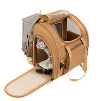 Bolsa de Viaje Expandible para Mascotas, de Gran Capacidad, Resistente, Plegable, Accesorios para Perros, Mochila Impermeable para Perros con Bolsillo con Cremallera