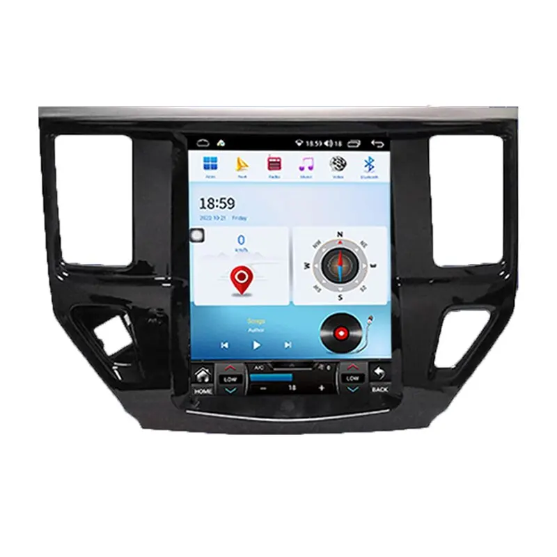 Pentohoi Vertical Screen For Nissan Pathfinder 2012 - 2020 Tesla Style Android Car Radio Gps Navigation Audio WIFI 4G/5G 10.4"