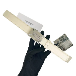 Ceinture numérique tendance en gros pour hommes et femmes, noire, coréenne, simple, polyvalente avec boucle plate, jeans décoratifs, hip-hop américain - Product Image 5