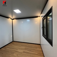Maisons préfabriquées modifiables et mobiles de 40 pieds, 2 chambres, maison extensible en conteneur