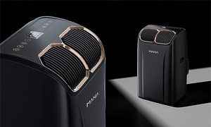 Condizionatore d'Aria Portatile Completo con Inverter, WiFi, Timer 24 Ore, Blocco Bambini, E-box 360 °   Condizionatore d'Aria Portatile Mini con Tre Velocità e Ruote Universali - Product Image 2