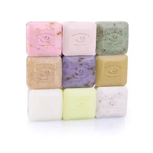 Handmade Soap Set 9 Piece Variety Pack Luxury Bath Soap Gift Box Body Cleanser Anti Acne Gift Set