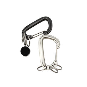 热销耐腐蚀不锈钢骨形登山扣钥匙扣，带钥匙圈，可作为赠品 - Product Image 5